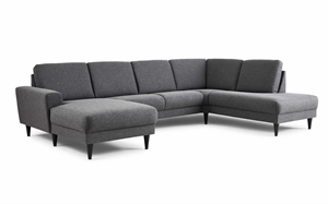 Stamford sofa med open end og chaiselong 61V - Stærk pris 